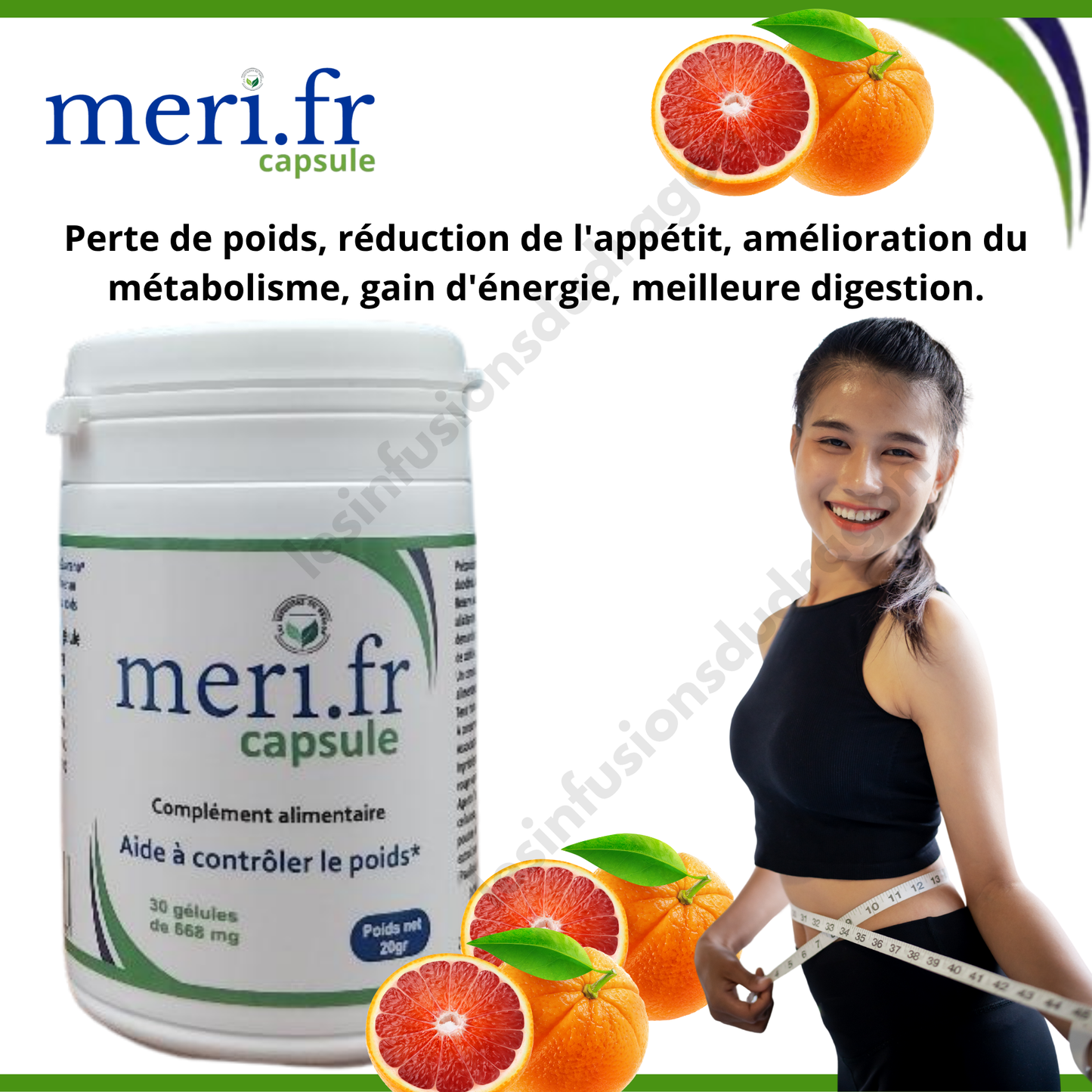 Meri . fr Capsule – Votre partenaire minceur 100 % naturel et français ! 2 boîtes