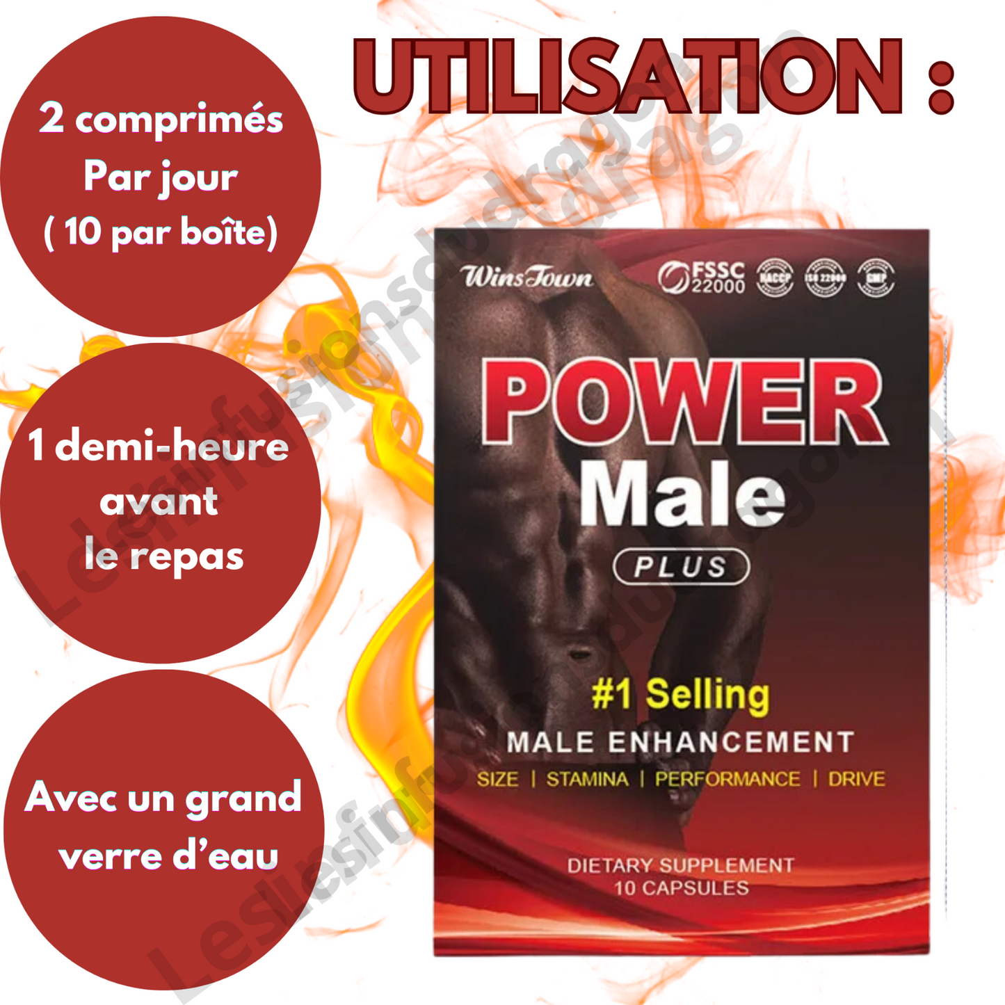 100% Pure Ayurvedic Capsules For Harder Erection & Stable Power (30 Capsules)