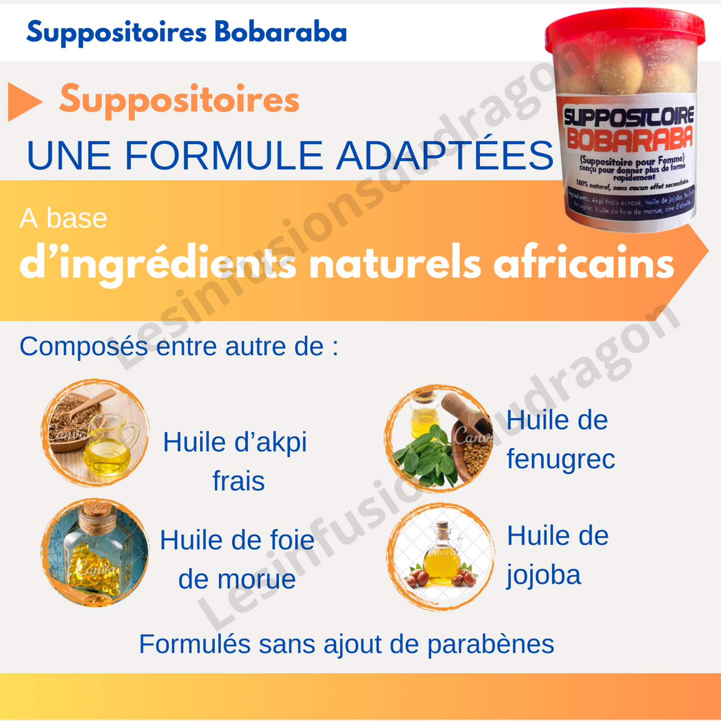 lot de 100 SUPPO VOLUME HANCHES & FESSES INGRÉDIENTS NATURELS LIVRAISON RAPIDE