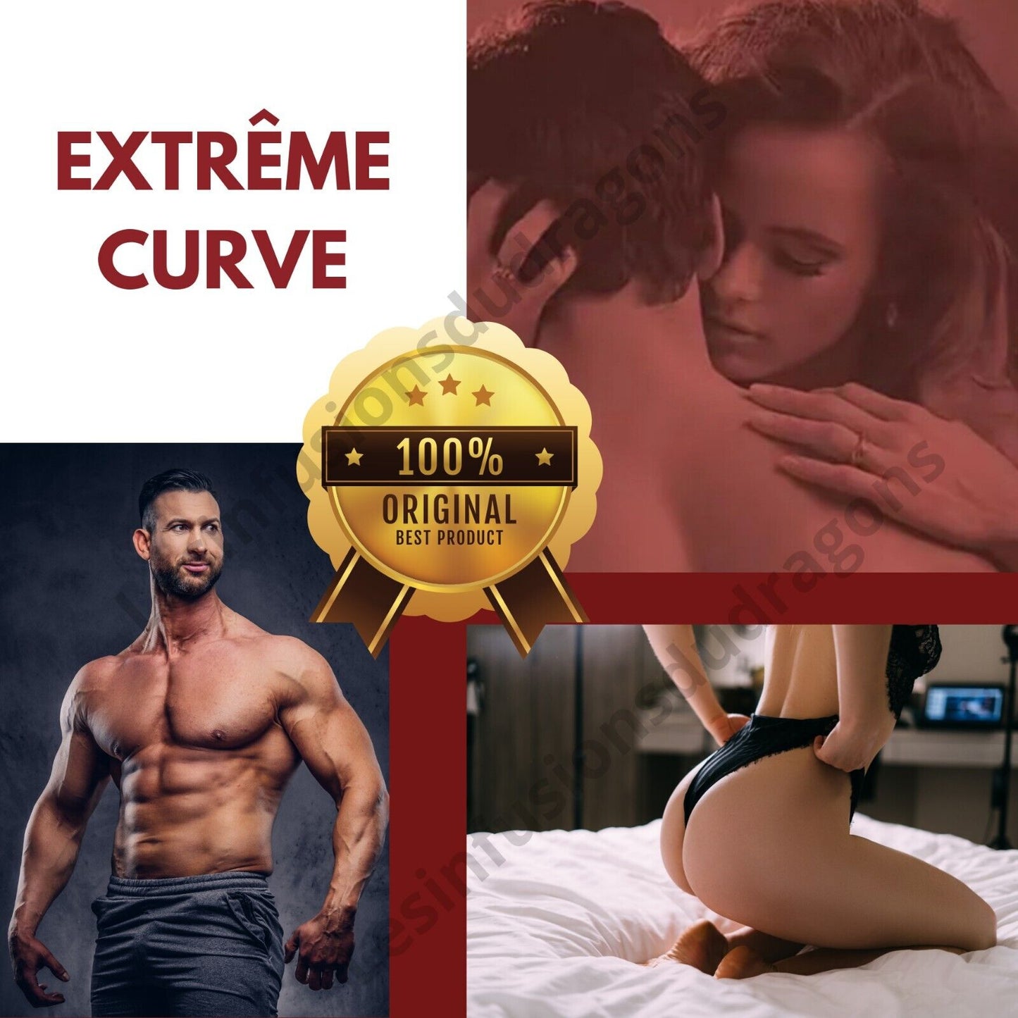 Extrême Maca 15000 Mg. Plus Fort. Augmente Fesses Hanches Big Buttocks. Capsule