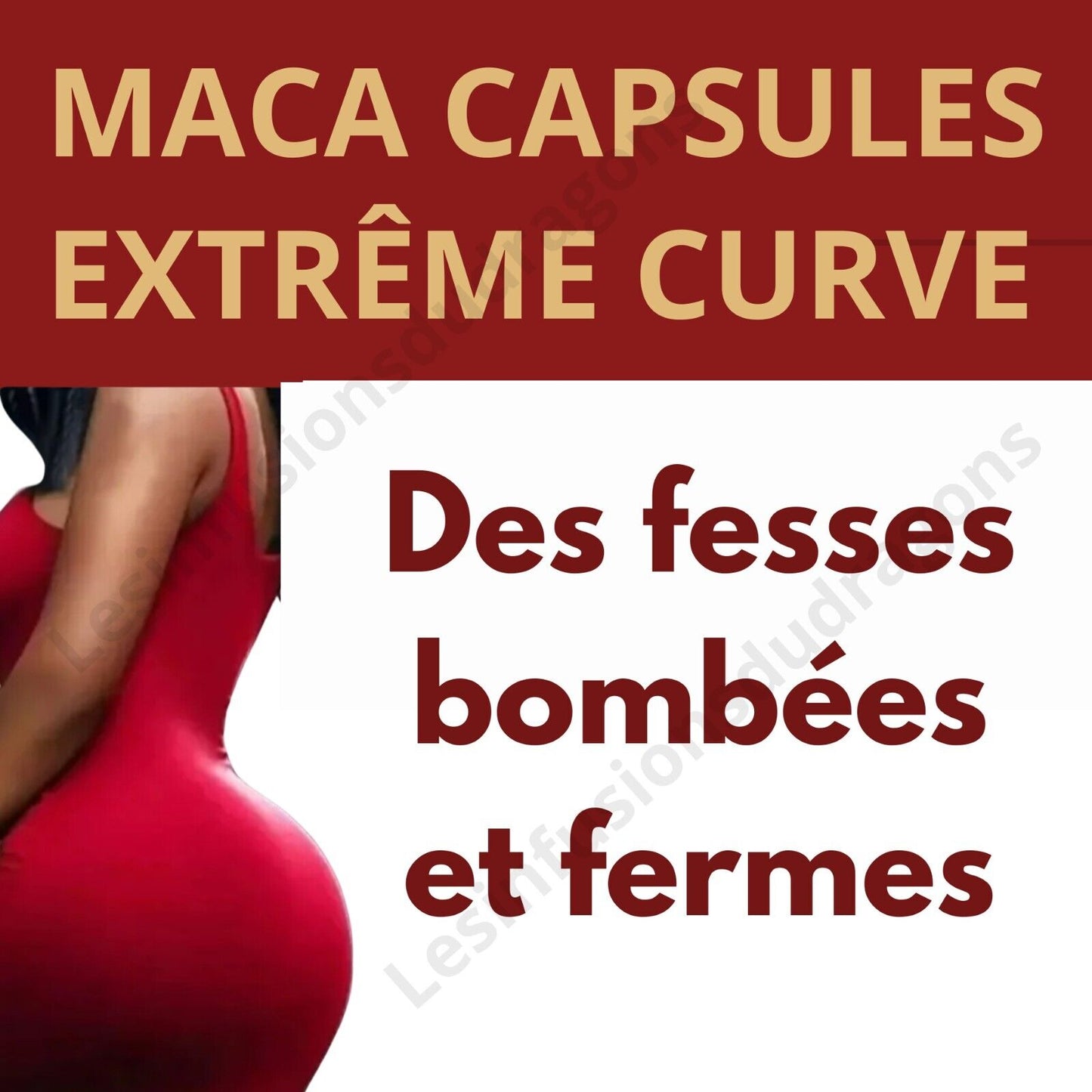 Extrême Maca 15000 Mg. Plus Fort. Augmente Fesses Hanches Big Buttocks. Capsule