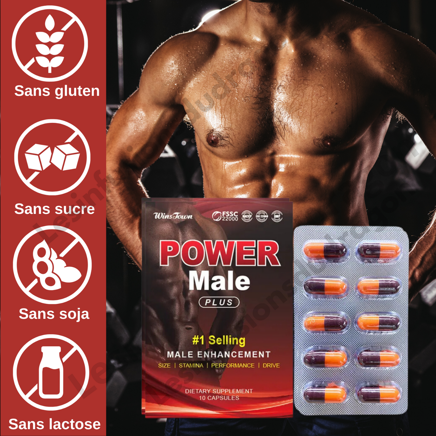 100% Pure Ayurvedic Capsules For Harder Erection & Stable Power (30 Capsules)