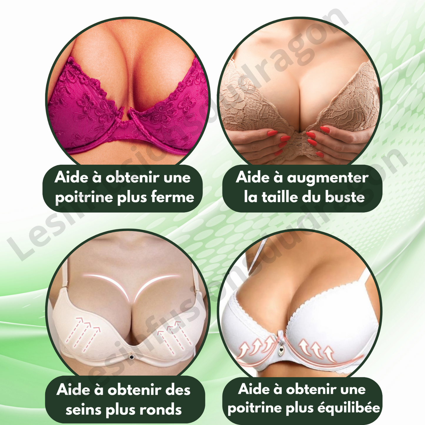 Breast enlargement. Seins plus gros et ronds. Envoi de France