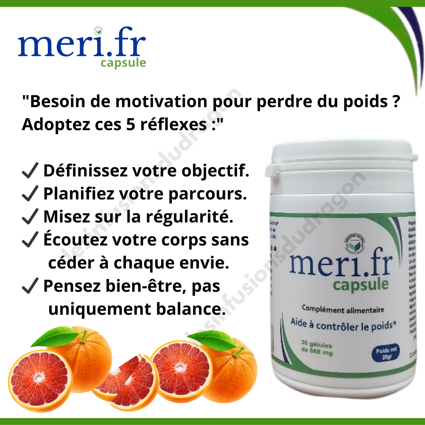 Meri . fr Capsule – Votre partenaire minceur 100 % naturel et français ! 2 boîtes