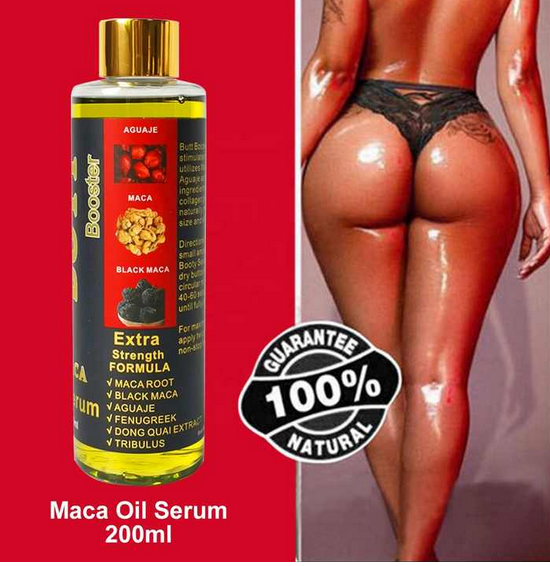 HUILE / SÉRUM POUR L'AGRANDISSEMENT DES FESSES - 3 flacons