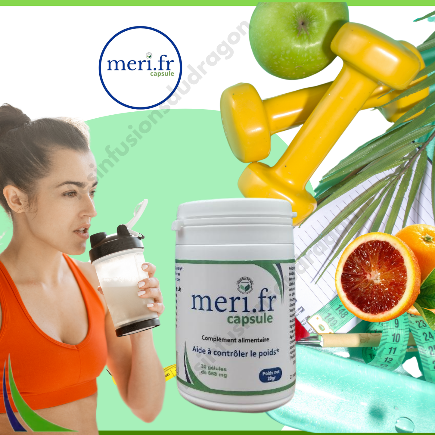 Meri.FR Capsules associe des extraits de plantes sélectionnées pour accompagner votre équilibre nutritionnel au quotidien. Une formule simple et naturelle, intégrée dans une routine saine.