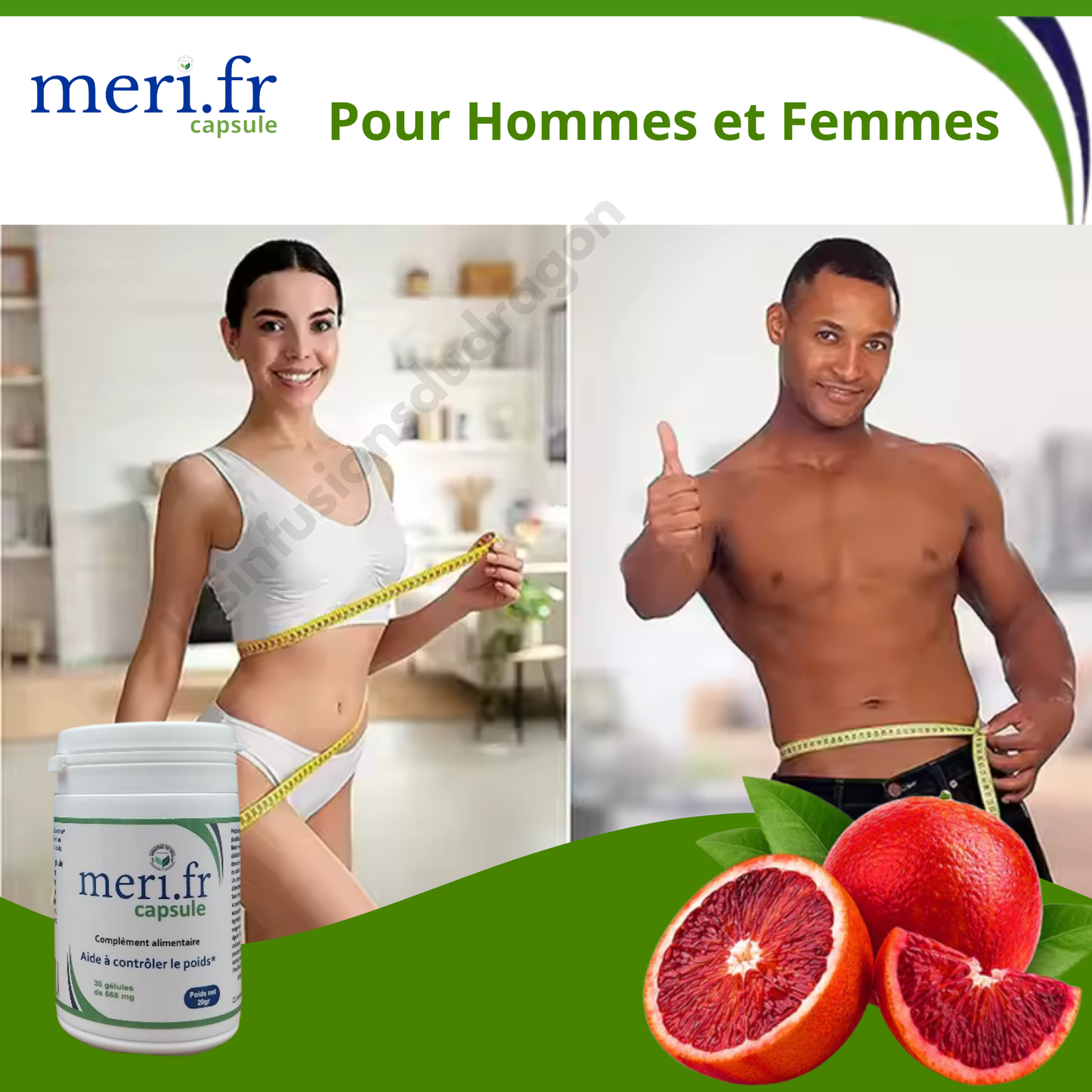 Meri . fr Capsule – Votre partenaire minceur 100 % naturel et français ! 2 boîtes