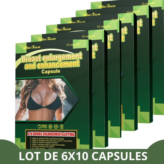 Borstvergroting: Borstvergroting 6 doosjes (6 x 10 capsules)