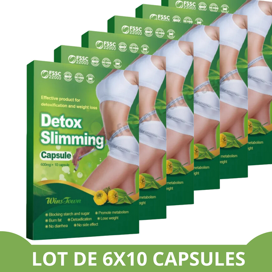 Detox Slimming - Amincissement EXPRESS - 6 boîtes