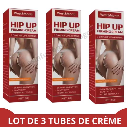 Crème volume fessier : 3 tubes de 60 g