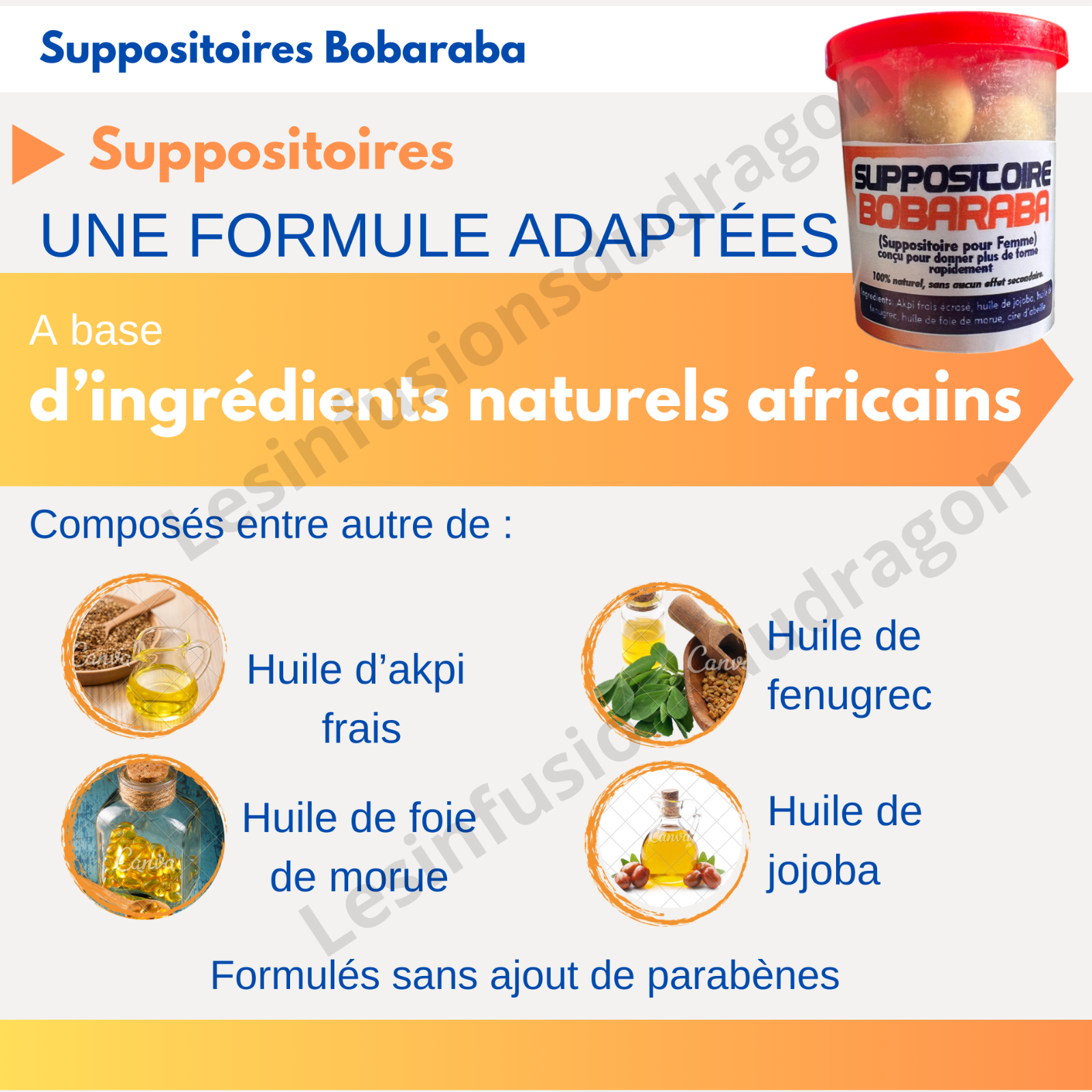 lot de 100 SUPPO VOLUME  HANCHES & FESSES  INGRÉDIENTS NATURELS LIVRAISON RAPIDE
