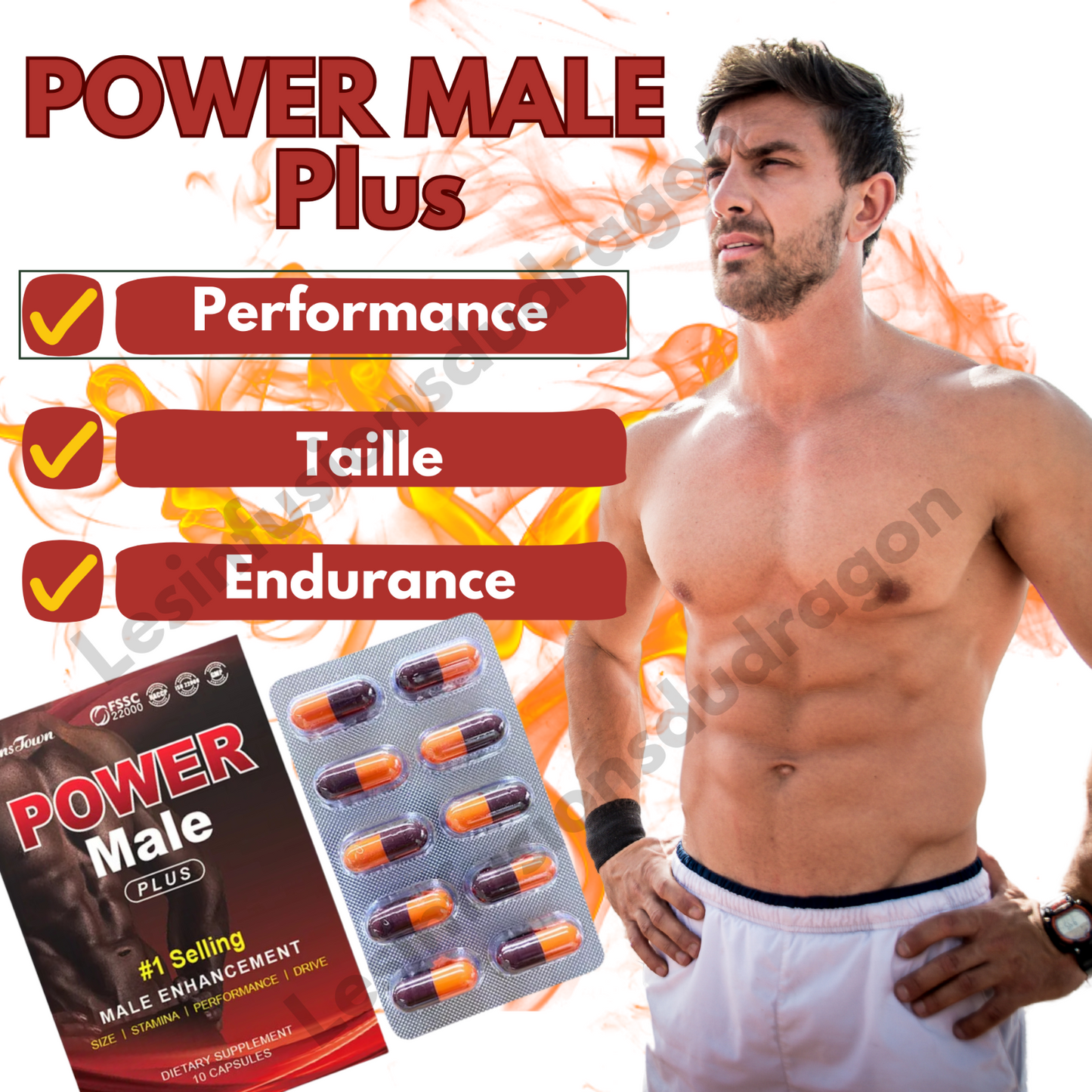 100% Pure Ayurvedic Capsules For Harder Erection & Stable Power (30 Capsules)