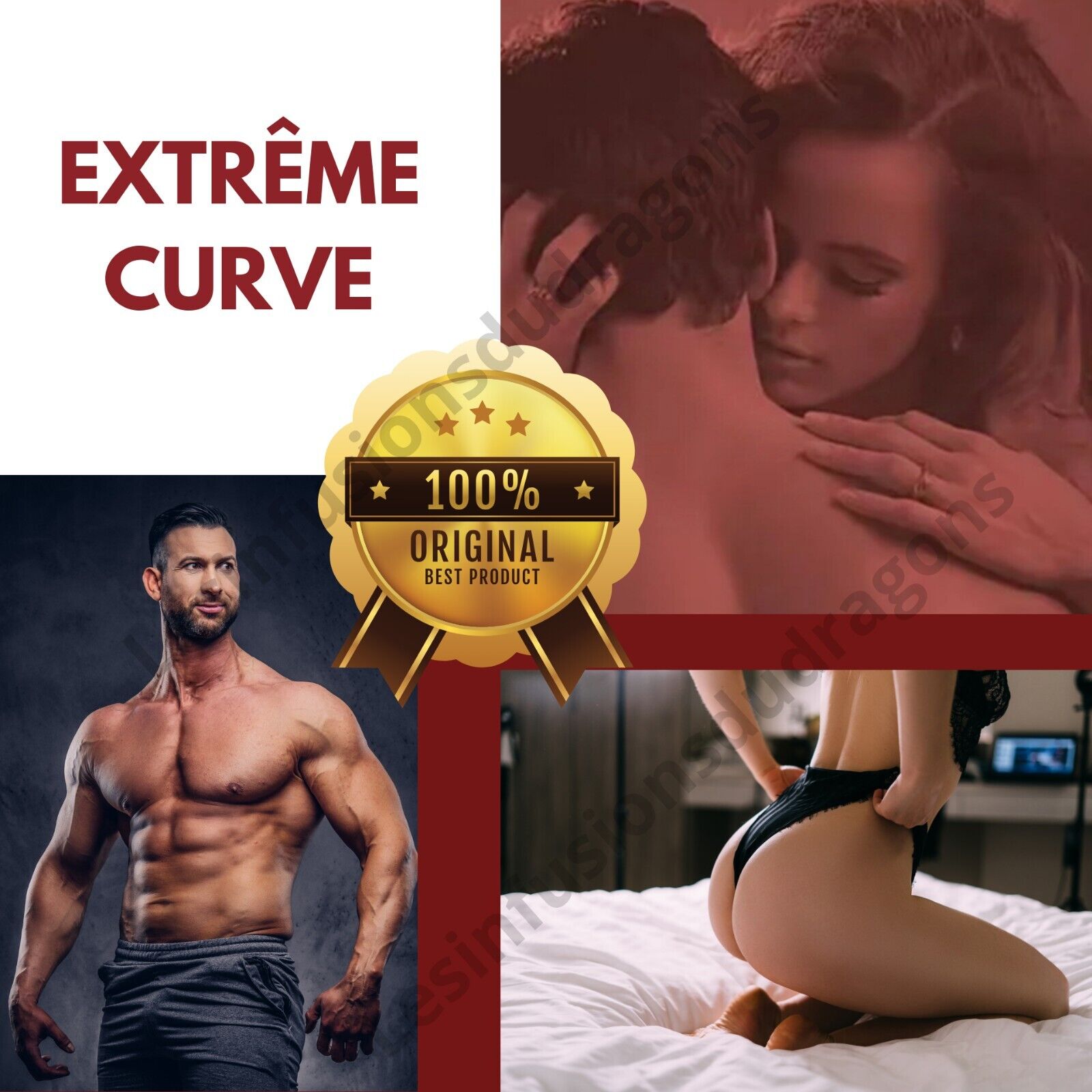 Extrême Maca 15000 Mg. Plus Fort.  Augmente Fesses Hanches Big Buttocks. Capsule