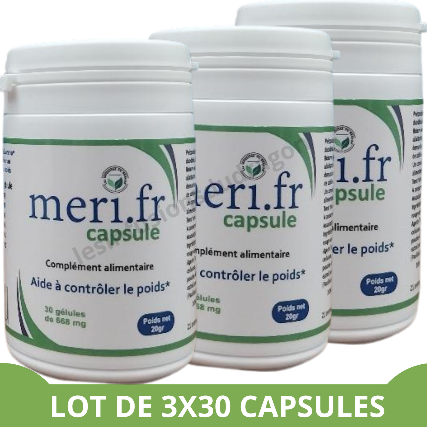 Meri . fr Capsule – Votre partenaire minceur 100 % naturel et français ! 3 boîtes